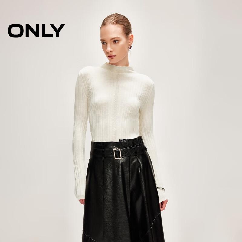 ONLY Women s Elegant Turtleneck Thin Knit Sweater M