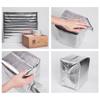 50Pcs/Pack Ice Cold Warm Aluminum Foil Bag Food Thermal Drink Storage Insulation Bag Delivery Carrier with Closure Cooler Bag