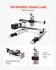 Linear Stage Actuator, 100 mm Effective Stroke, Ball Screw CNC Linear Motion Guide Rail, Double Optical Axis, C7 High-Precision, Bearing Slide Block,