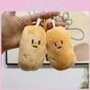 Adorable Plush Potato Keychain Cute Soft Stuffed Toy Charming Backpack Charm