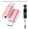 Conversor Tipo-C para 3,5 mm para Adaptador de Áudio Osmo Bolso Conector de Microfone Externo
