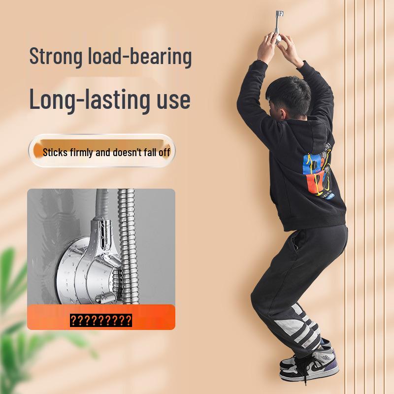Adjustable No-Drill Shower Head Holder