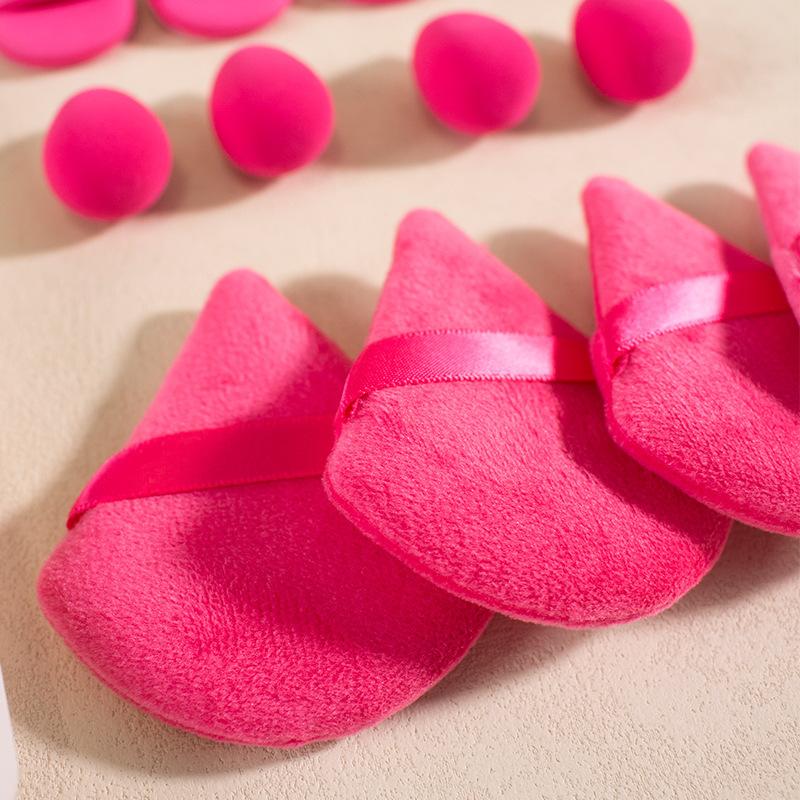 Solid Color 12-piece Puff Set Beauty Blender Thumb Puff Cotton Puff Mini Puff Set Makeup Tool