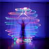 LED POI Thrown Balls Waterproof for Xmas Home Party Wedding Garden Outdoor Decoration Professional Belly Dance Level Hand Props (2 Pcs)