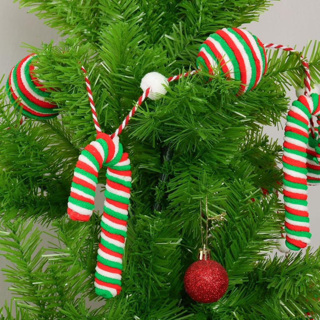 Cane Hook Decoration Candy Christmas Cane Christmas Tree Christmas Cane Ornaments Props