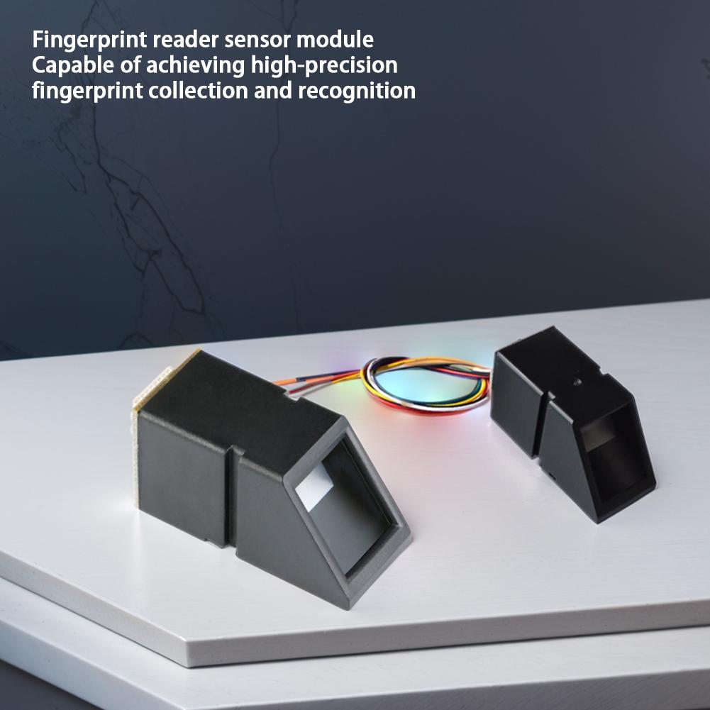 AS608 Fingerprint Reader Sensor Module Locks Serial Communication Interface Fingerprint Acquisition DC3.3V 500DPI for Arduino