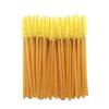 Disposable Gold Rod Eyelash & Eyebrow Brush Set: Comb, Mascara, Spiral Brush for Extensions
