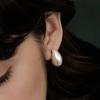 NP019 Pearl Volume Earrings