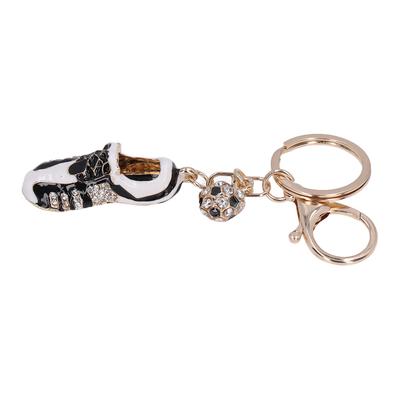Rhinestone Keychain Cute Exquisite Sneaker Shape Bag Purse Decorative Pendant Ornament Accessories