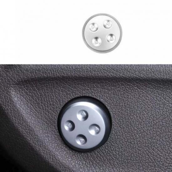 For Benz GLE GLS Button Switch Trim Matte Silver 20- Car Seat Adjust Handle