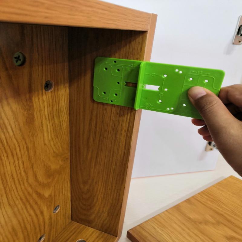 Hinge Hole Drilling Guide Hinge Boring Jig Drill Guide Template Jig Cabinets Hinges Hole Locator Woodworking Tools