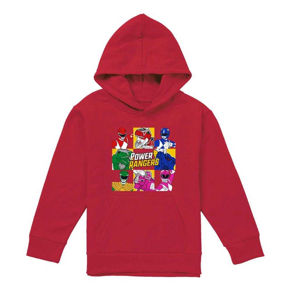 Power Rangers Childrens/Kids Group Box Pullover Hoodie