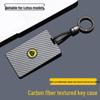 Lotus ELETRE/EMEYA Floral NFC Card Holder Carbon Fiber Car Key Case