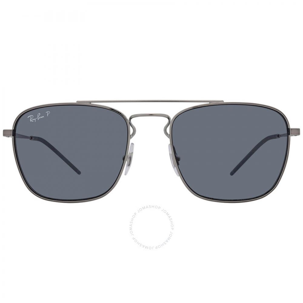 

Ray Ban Dark Blue Polarized Square Men s Sunglasses RB3588 92492V 55