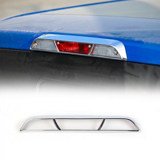 For 2015- FORD F150 TRIPLE CHROME ABS THIRD 3RD BRAKE Tail LIGHT Cover TRUCK
