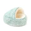 Katzenhaus Winter Plüsch Haustier Katzenbett Rundes Kissen Verdicken Warm Katzenkorb Haustier Schlafsack Kätzchennest Kleine Katzen