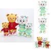 Adorabili Daniel Tiger e Katerina Kittycat Peluche Giocattoli di Natale Perfetti per Bambini