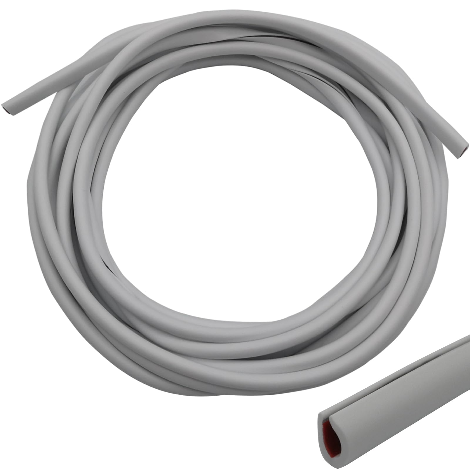 

CTRICALVER Защита кромки двери автомобиля, 5 м Защитная уплотнительная кромка для автомобиля U-образной формы серый