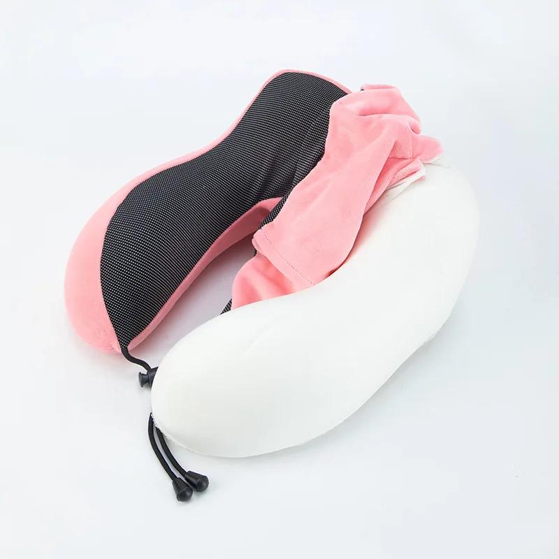 Memory Foam U-Shaped Pillow, Essential for Travel and Storage, a Great Gift for Neck and Cervical Spine Care
