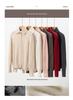 Women's Soft Solid Color Cashmere Knit Cardigan with POLO Collar