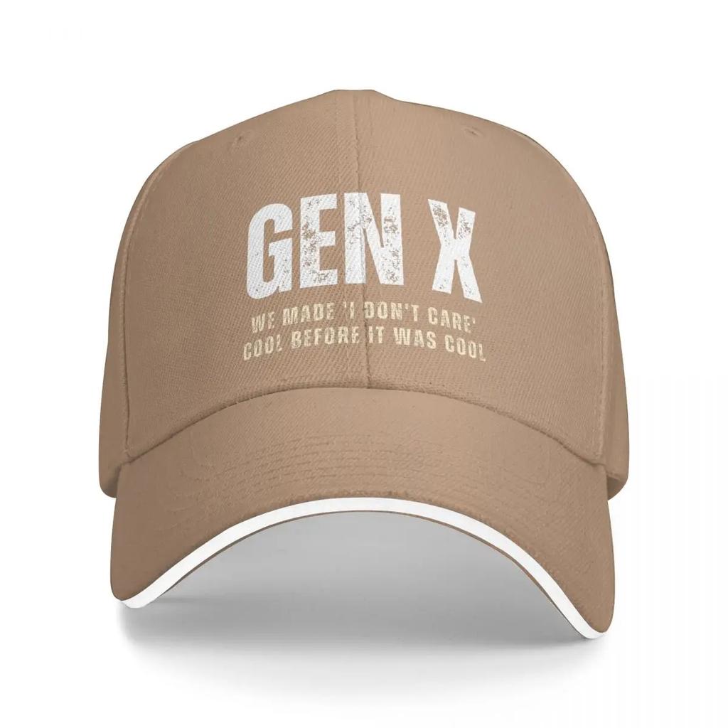Baseball Caps Gen X Boomers We Don't Care Fun Casquette Female Male Outdoor Spring Hats