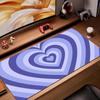 Pink Heart Swirl Kawaii Gaming Mouse Pad Large Extended Desk Mat Aesthetic NonSlip Desk Mat for Office Laptop
