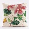 Nordic Vintage Floral Pattern Throw Pillow Cover With Short Plush Print Living Room Sofa Decoration Cushion Cover Pillow Covers