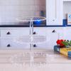 3-layer Flower Shaped Cake Rack Durable Non-slip Acrylic Pastry Dessert Rack Baby Shower Wedding Birthday Party