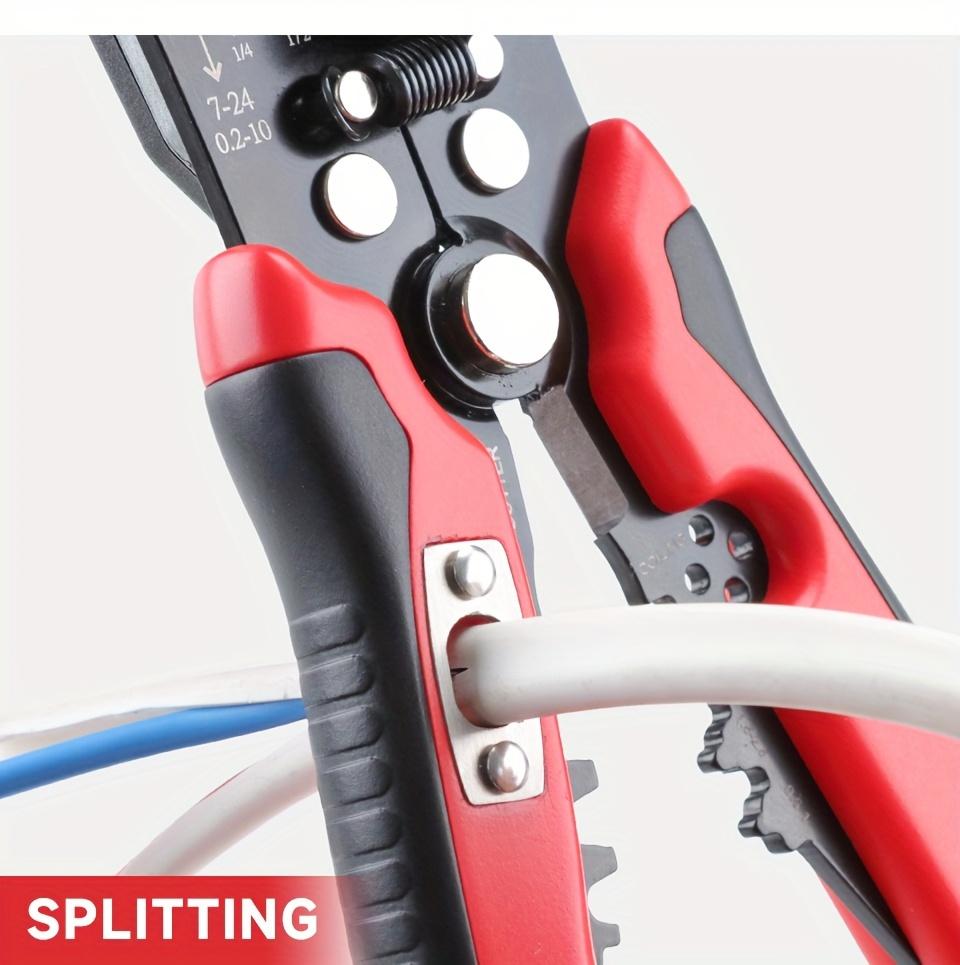 5-In-1 Multifunctional Automatic Wire Stripping Pliers(0.25-10Mm²) YES-1R Crimping, Cutting, Splitting, And Merging Wires Tools