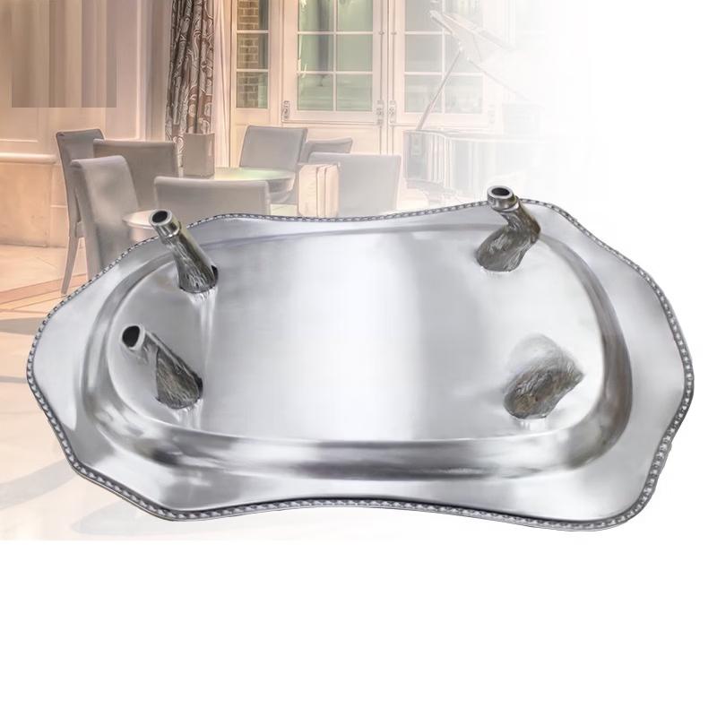 Stainless Steel Commercial Serving Platter with Lid