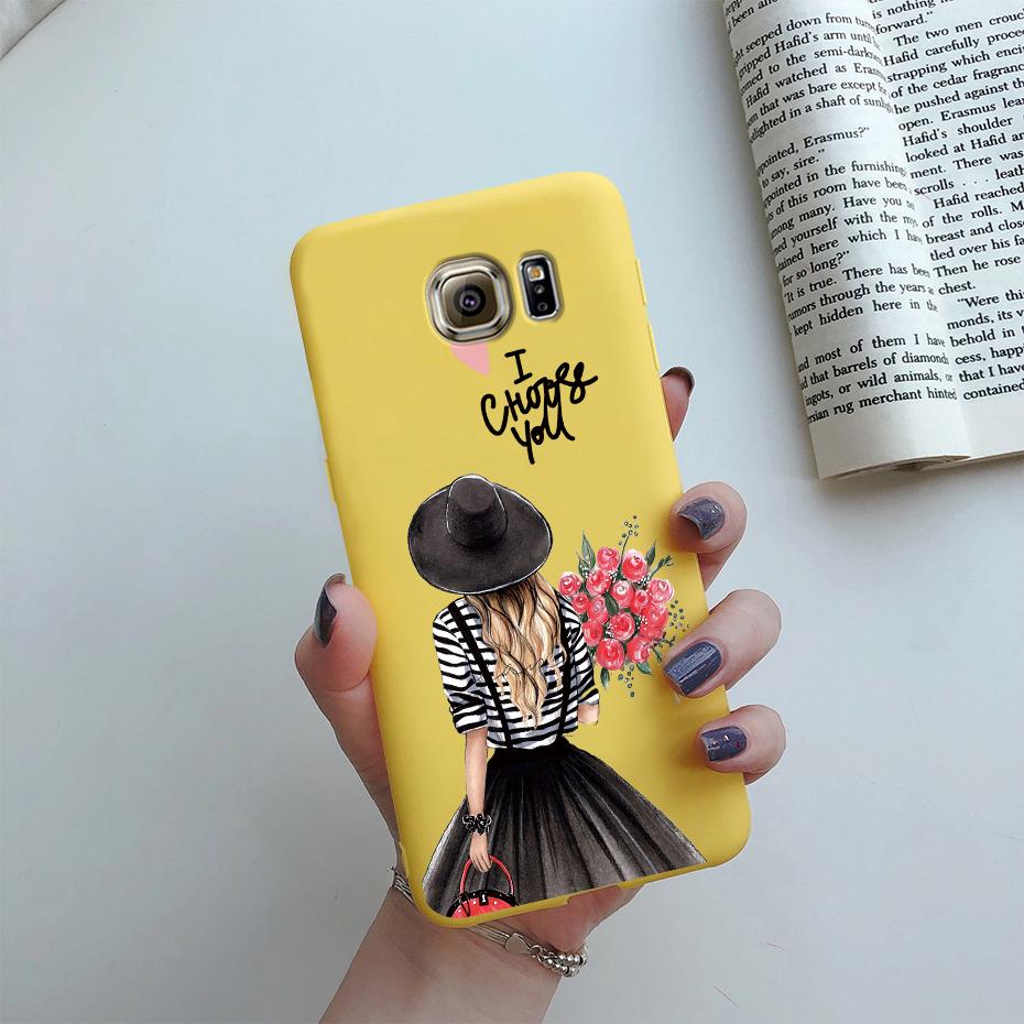 For Samsung Galaxy S7 egde case Cover for Samsung Galaxy S6 edge Case for Samsung S7 S6 G920F SM-G925F Cover Cute Silicon Fundas