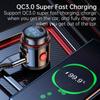 Car FM Transmitter Handsfree Calling Car Kit Car MP3 Player Type C PD 30W USB  QC3.0 Fast Charging Dual USB Car Charger
