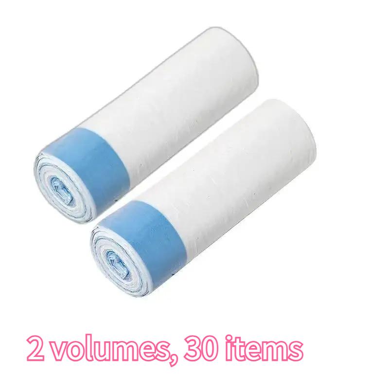 45X50 Household Garbage Bag Drawstring Large Thickening Portable Pull Bag White Plastic Bag draw string bags  drawstring bag