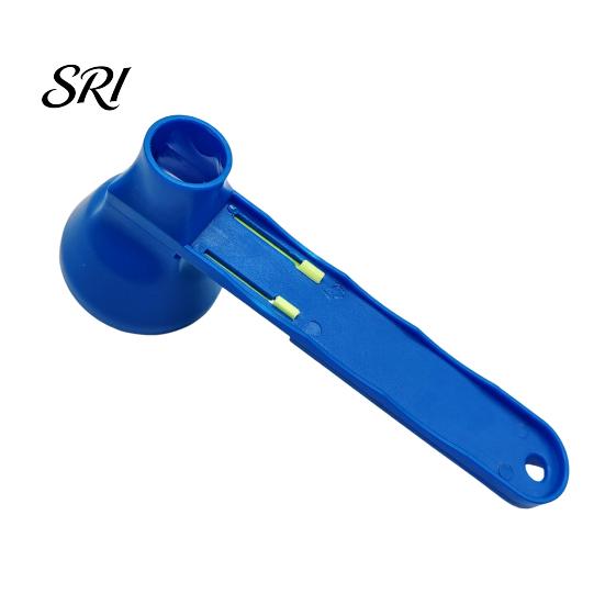 Powdered Milk Measuring Spoon 2Pcs Mess-Free Funnel Scoop Sliding for Protein Powder Coffee Spill-free Ingredient & No-Spill Long Handle Supplement