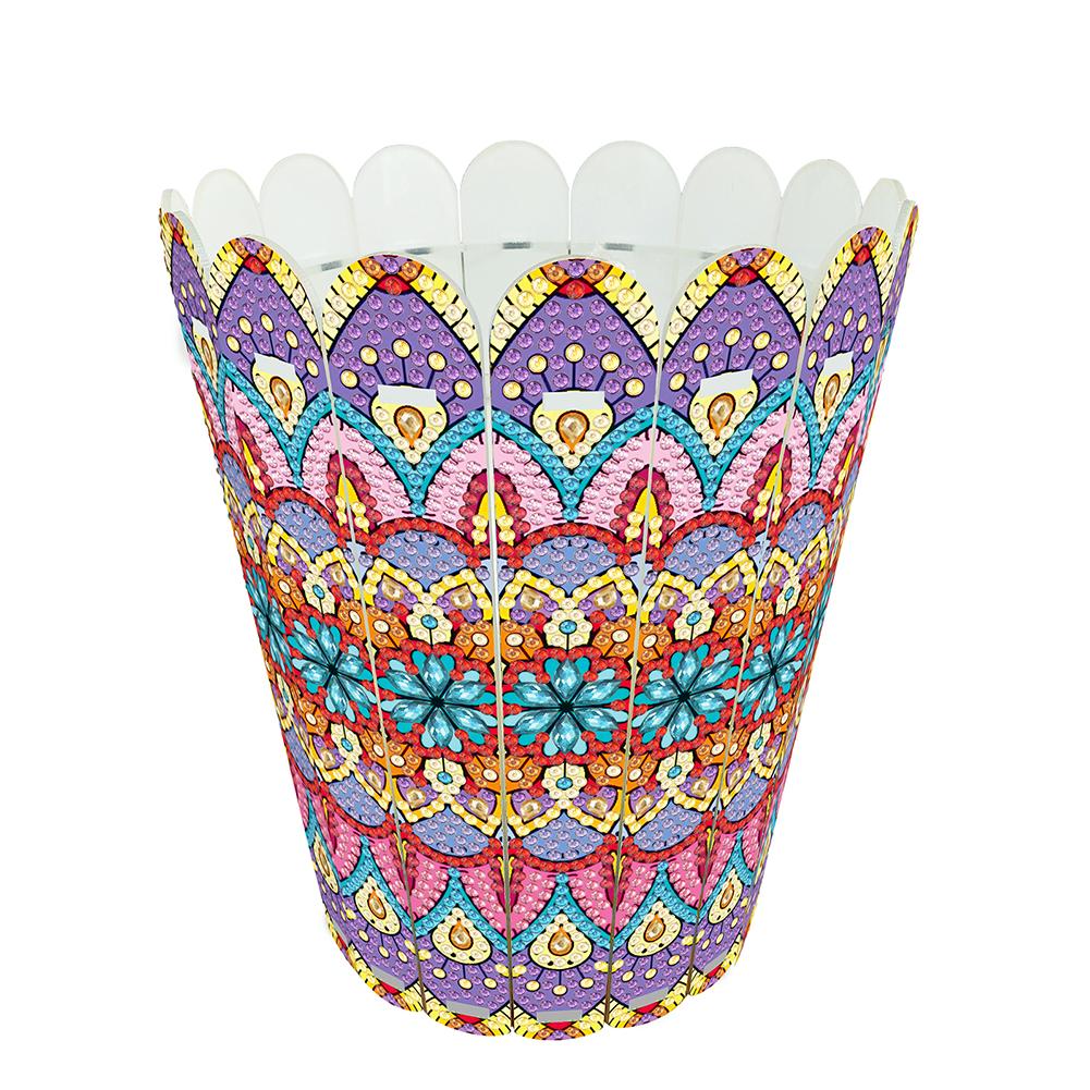 Diamond Painting Vase Aesthetic Rhinestones Desktop Ornaments Desktop Diamond Art Flower Arrangement Vase for Home Office Decor