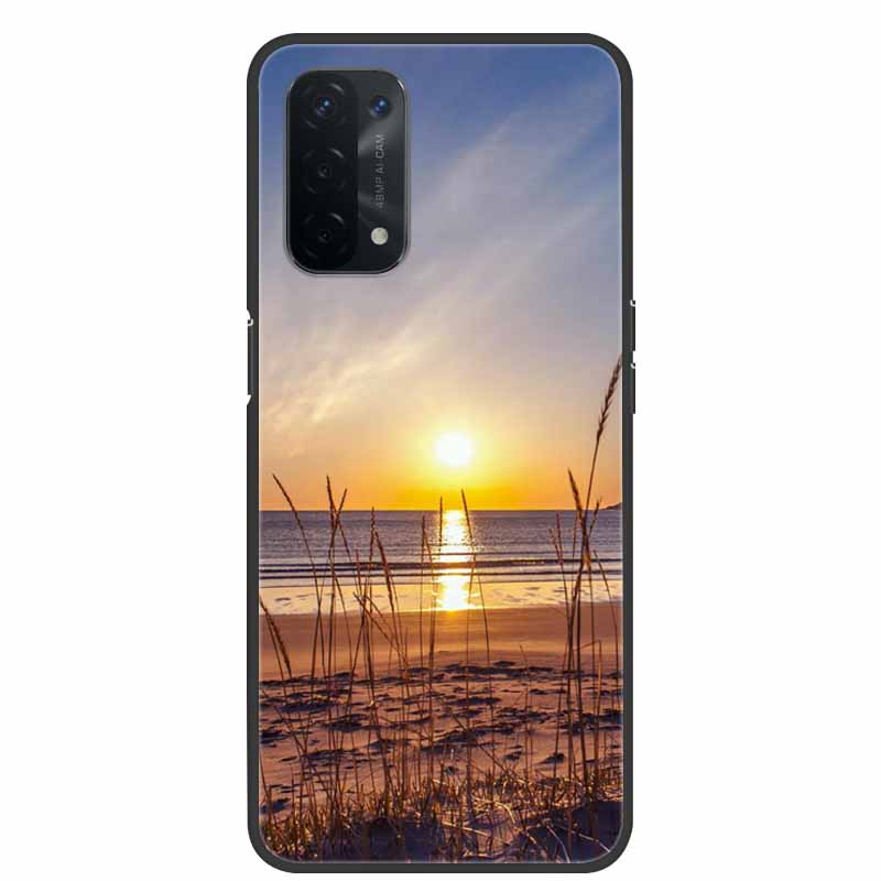 For Oppo A54 5G Case Marble Soft Silicone Back Case for Oppo A55 5G Phone Cover OppoA54 A54 A55 4G 5G 2021 Coque Funda Bag