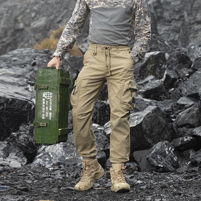 Casual Pants With Multiple Pockets, Loose And Detachable Work Pants, Men's Mountain Style Tactical Sports Pants