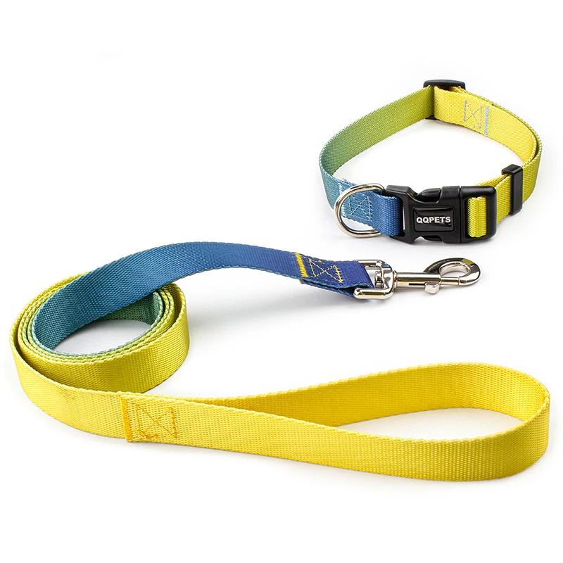 Verstellbares Hundehalsband aus Nylon, Hundeleine, Haustier-/Katzenhalsband, Traktionsleine, geeignet für kleine und große Hunde, Bulldoggen, Möpse, Beagle