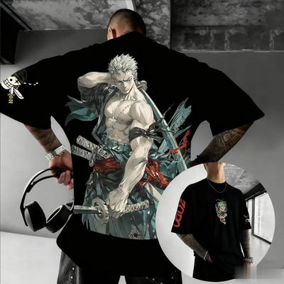 One Piece Zoro Anime Vintage Hoodie Men Women Oversized Y2K Harajuku Streetwear Hooded Sweatshirt