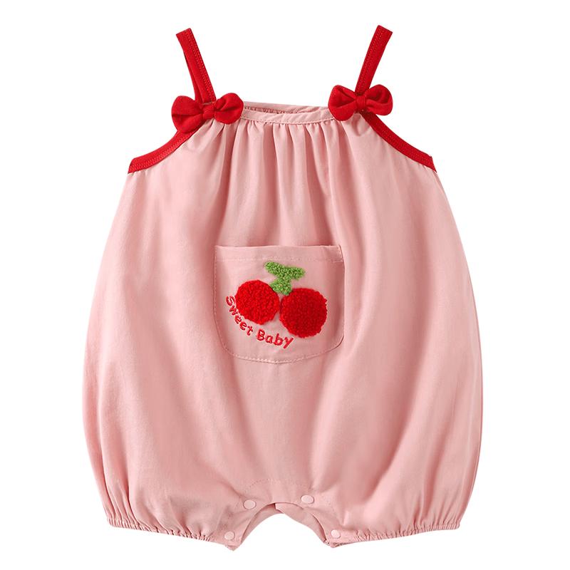 Youqi Baby Girl Summer Sleeveless Romper 73