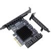 PCIe 4X to 9 Port Serial ATA3.0 Expansion Card 6Gbps PCIe GEN3 Expansion Card Hard Drive Adapter for   10 11 2003 for  
