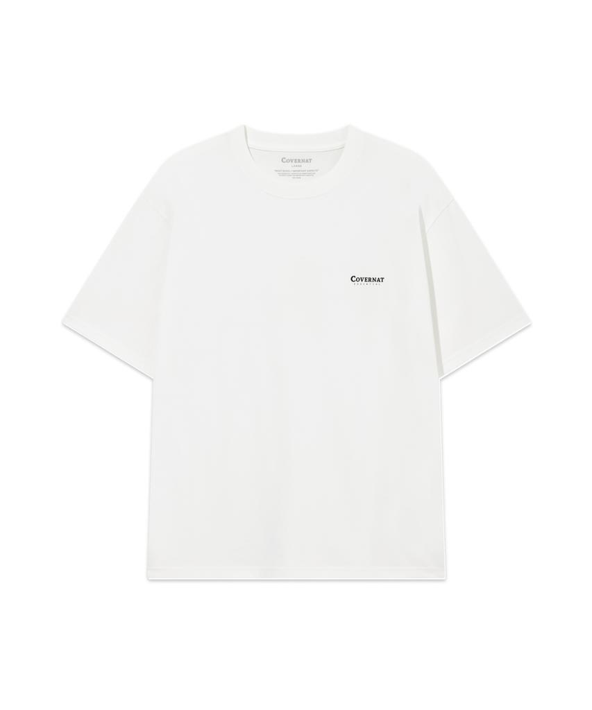 COVERNAT [2Pack] Cool Cotton T-Shirt White+White