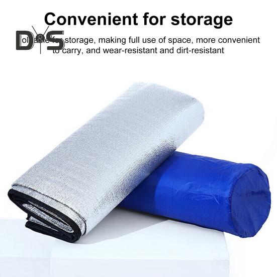Tapis de camping, tapis de pique-nique, imperméable, pliable, portable, multifonction, en aluminium, isolant, en mousse, pour couchage