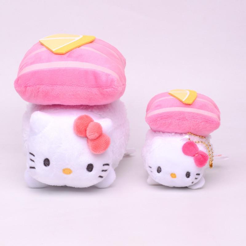 Cute Sanrio Cinnamoroll Sushi Plush Toy Ultra-soft Short Plush 20cm Stuffed Doll