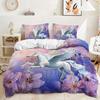 Three-Piece Dream Unicorn Quilt Cover Digital Printing Three-Piece Bedding