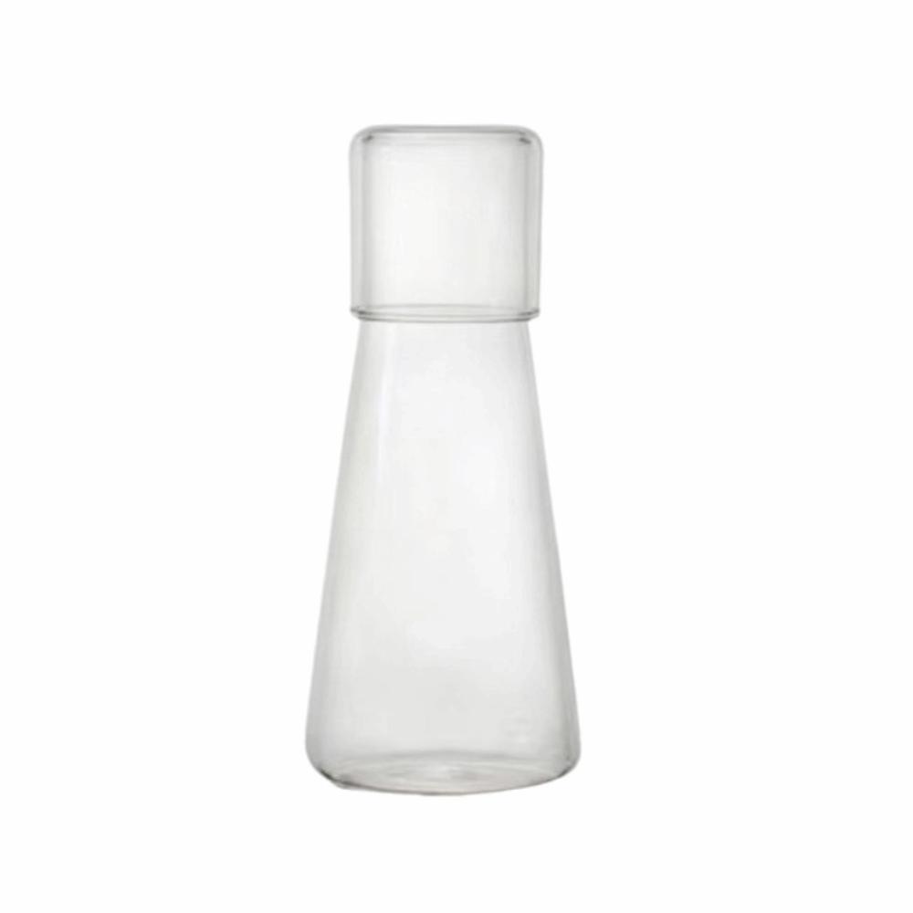 Transparent Clear Glass Water Kettle with Lid Cool Water Bottle Cool Water Pitcher  Bedroom 850ml