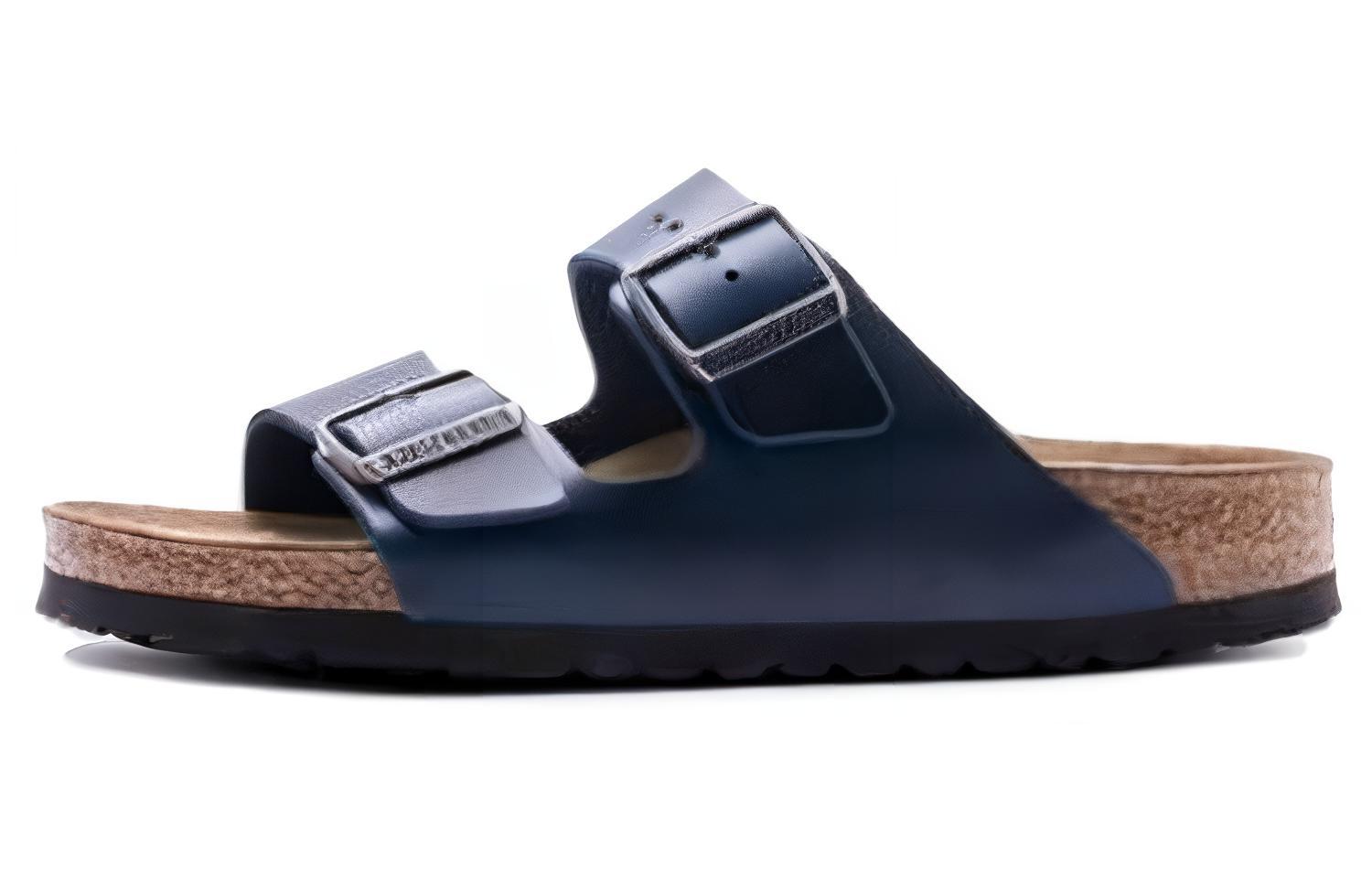 Birkenstock Arizona Soft Footbed Маслостойкая кожа Синий 1013643 42