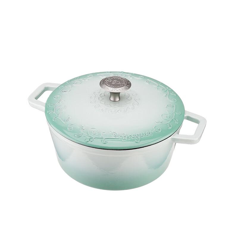 BREGUET 24CM Enamel Cast Iron Stew Pot