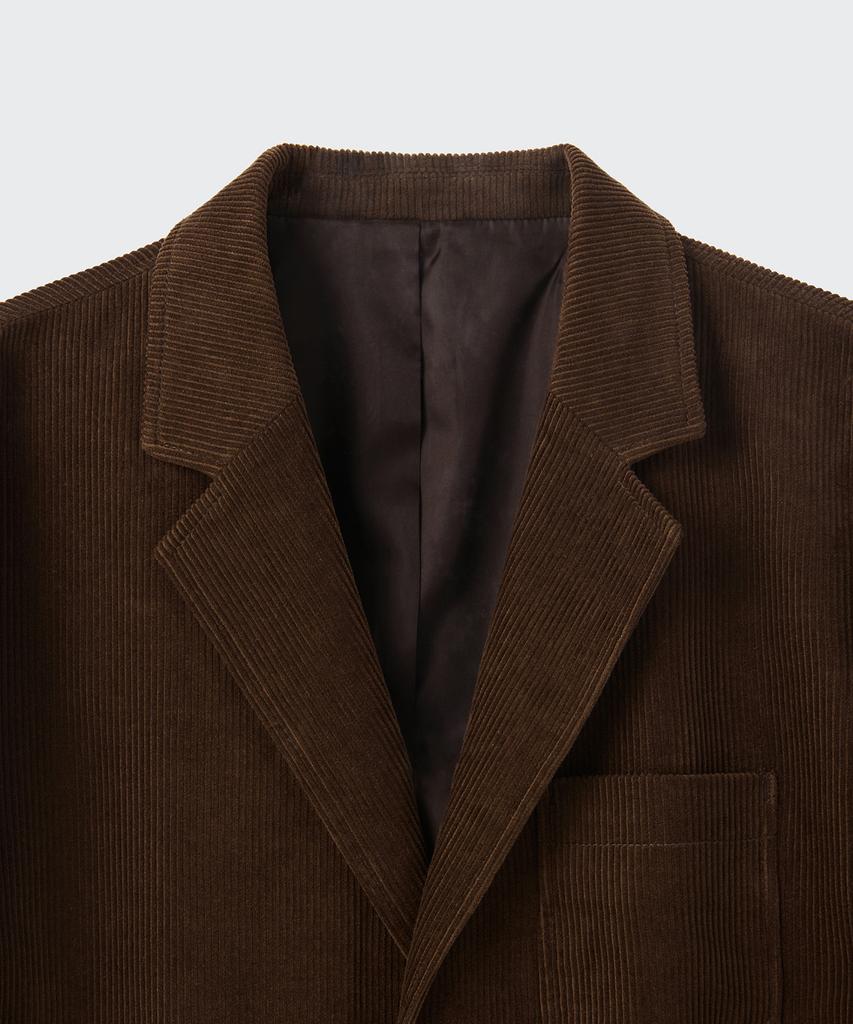 Musinsa Standard [City Workers] 8W Corduroy Blazer [Brown]
