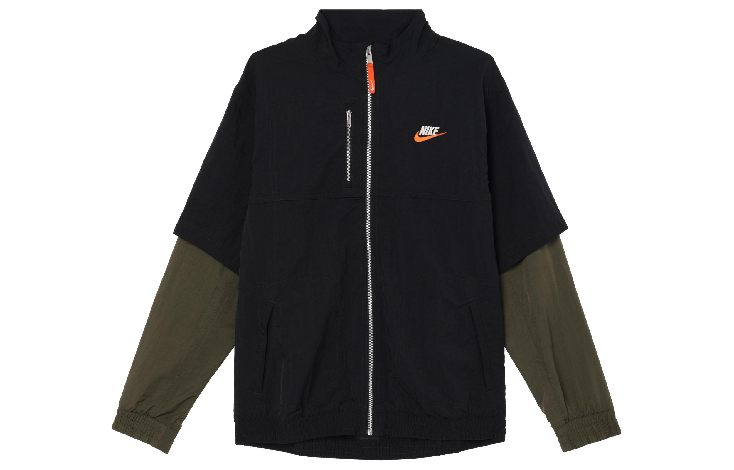 Nike Jackets Women s Black Stand Collar Moderate Other FB7249-010 S
